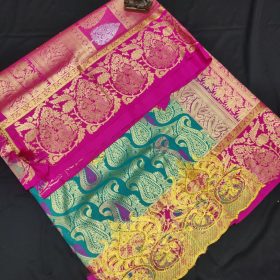 Costly handmade kanjivaram pure silk 